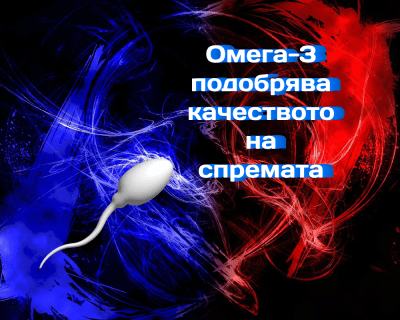 Омега-3 подобрява качеството на спермата