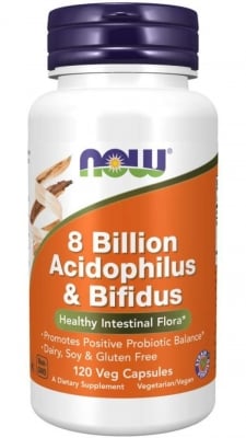 8 Billion Acidophilus & Bifidus - 120 капсули