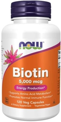 Biotin (Витамин Б-7) 5000 мкг - 120 капсули