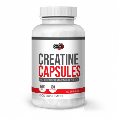 CREATINE CAPSULES 1200 мг - 100 капсули