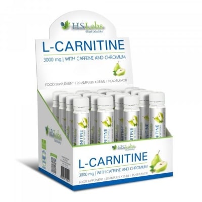 L-CARNITINE 3000 - с кофеин и хром - 500 мл