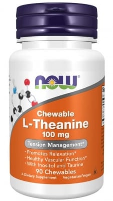 L-Theanine 100 мг - 90 дъвчащи таблетки
