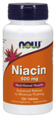 Витамин Б-3 (Niacin) 500 мг - 100 таблетки