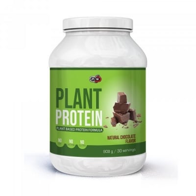 PLANT PROTEIN - натурален шоколад - 908 г