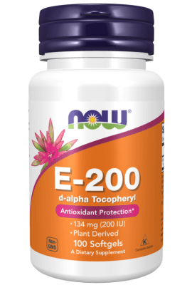 Витамин E-200 IU D-Alpha Tocopherols - 100 дражета