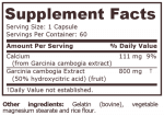 GARCINIA CAMBOGIA 800 мг - 60 капсули