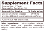 GUARANA COMPLEX 1000 мг - 90 таблетки