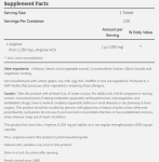 L-Arginine 1000 мг - 120 таблетки