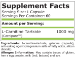 L-CARNITINE 1000 мг - 60 капсули