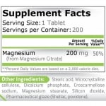 MAGNESIUM CITRATE - 200 мг - 200 таблетки