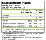 Omega 3 - Fish oil - 180 EPA / 120 DHA - 200 дражета