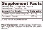 QUERCETIN & BROMELAIN - 60 капсули